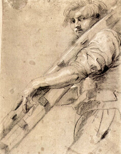 Man carrying a ladder
